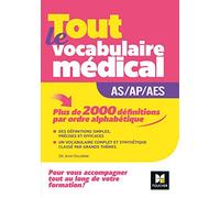 Métiers de la santé - Guide AS/AP/AES - Vocabulaire médical