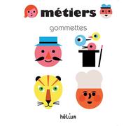 Métiers Gommettes - Pepillo - Helium - broché - Document jeunesse dès 6 ans