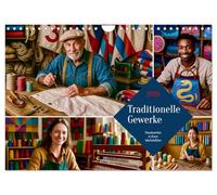 Métiers traditionnels, Version française (Calendrier mural 2026 DIN A4 portrait), Calendrier CALVENDO mensuel