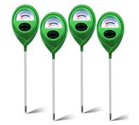 METINFUS Lot de 4 humidimètres pour plantes - Hygromètre pour le jardin et l'agriculture - Testeur de sol - Indicateur d'arrosage