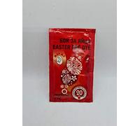 Metma 1 sachet de peinture rouge pour la décoration de la peinture d'art coloré oeufs de Pâques couleur rouge pour 20 ehhs