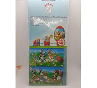 Metma Lot de 12 autocollants thermiques thermorétractables pour décoration d'œufs de Pâques colorés