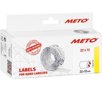 METO Etiquette prix 9506155 fixation permanente Largeur des étiquettes: 22 mm Hauteur de l'étiquette: 12 mm blanc 1 pc(s)