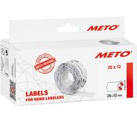 METO Etiquette prix 9506162 décollable Largeur des étiquettes: 26 mm Hauteur de l'étiquette: 12 mm blanc 1 pc(s)