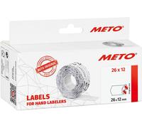METO Etiquette prix 9506165 fixation permanente Largeur des étiquettes: 26 mm Hauteur de l'étiquette: 12 mm rouge 1 pc(s)
