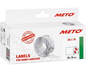 METO Etiquette prix 9506167 fixation permanente Largeur des étiquettes: 26 mm Hauteur de l'étiquette: 16 mm blanc 1 pc(s)
