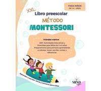 Método Montessori Libro Preescolar XXL 200+ Actividades Educativas y Divertidas para Niños de 3 a 6 Años, Aprender a Escribir Letras y Números Para ... Forma, Libros para colorear Animales marinos
