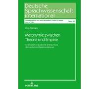 Metonymie Zwischen Theorie Und Empirie