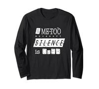 #metoo T-shirt (Woman Empowerment) Anti-abus Manche Longue