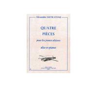 Metratone - 4 Pièces Pour Jeunes Altistes - Alto et Piano