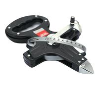 Mètre à baseball - Mètre ouvert pour athlétisme | mesure pour les pistes résistant aux collisions avec manivelle pour ouvriers de construction, enquêtes d'ingénieurs, géomètres