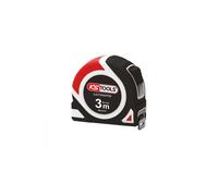 KS Tools – Mètre ruban 302.0131 3 m × 16 mm bi-matière, enrouleur et arrêt automatique, ruban blanc