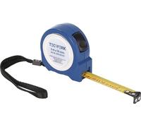 Mètre à ruban de poche longueur 8 m largeur 25 mm mm/cm CE II ABS autobloquant