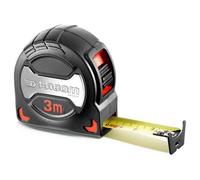 FACOM - Mètre à Ruban 3m x 19mm - 897A.319PB - Boîtier Grip Antidérapant Prise en Main Confortable - Ruban Antireflet Mat - Avec Crochet - Outillage de Chantier Professionnel ou Particulier