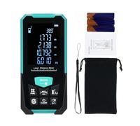 Mètre à ruban numérique professionnel 120 m avec modes de mesure continue unique, volume de zone Pythagore, chargement USB