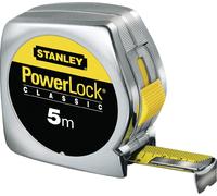 Mètre à ruban PowerLock L.5m l.25mm boîtier KU. résistant aux chocs blocage SB Stanley