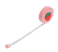 Mètre à Ruban Rétractable Mini, Rose, Cartoon, Double Échelle | ABS Fruité, pour Vêtements et Tricot, Usage Maison et Prise de Mesures Corporelles