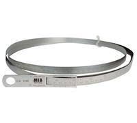 Mètre de circonférence flexible en acier inoxydable pour mesurer le diamètre 20-1900 mm et la circonférence 60-5980 mm MIB OMTR5980