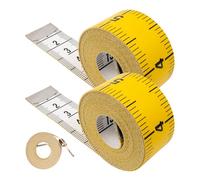 Mètre de couturière, 2 pièces, ruban de mesure universel d'une longueur totale de 150 cm, ruban de mesure 2en1 avec graduation en CM et en pouces, mesure des vêtements, de la graisse corporelle