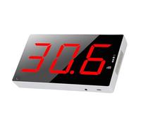 Mètre de Décibel, Mètre de Niveau Sonore 30-130dB avec le Grand écran D'affichage à Cristaux Liquides de 3 Pouces, Mètre fixé au Mur de Bruit de Salle de larme Sonore de