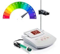 Mètre De PH De Laboratoire De Bureau, Mètre De PH De Bureau LCD, Testeuse De PH Et Température, Mètre De PH De Banc Auto-étalonnage, Précision ±0,01 PH,2 Électrodes PH/température, Pour Environnement