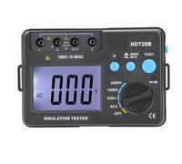 Mètre de Résistance, Testeur professionnel de résistance d'isolation HD HDT20B, mégohmmètre, voltmètre 2500V avec rétro-éclairage LCD