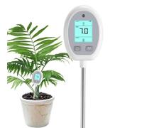 Mètre de sol pour le jardinage, compteur d'humidité du sol numérique | METURA PH du sol, indicateur de température d'humidité du sol pour jardin, pelouse, ferme, testeur de haut