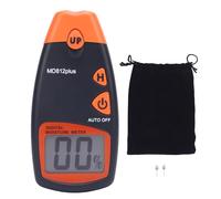 Mètre d'Humidité du Bois Numérique, 4 Types, Lecture Précise en Temps Réel, Détecteur d'Humidité du Bois - Lecture Rapide, Portabilité Compacte, Idéal pour Menuisiers et