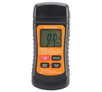 Mètre d'Humidité Numérique 2en1 avec Double Broches, Détecteur d'Humidité du Bois, Testeur d'Humidité Précis - Écran LCD Grand, Portable et Durable, Idéal pour Menuisiers
