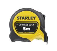 Stanley Mètre ruban 5 m x 25 mm double marquage magnétique Control-Lock STHT37231-0