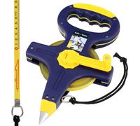 Mètre enrouleur KOTARBAU® Mètre enrouleur 50 m Mètre ruban en acier bleu foncé
