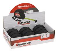 Mètre mesure à ruban autoblocant 3m 16mm boîtier ABS DRAKKAR - 14362