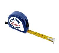 Mètre Pétanque 2m - THE REPLICANT - Le Maître de la Pétanque - Plastique - 2 m - Bleu/Blanc/Rouge