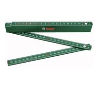 Mètre pliant 2 m BOSCH - Nylon renforcé fibres de verre - Graduations double face - Crans 90° 180° et 270°