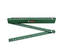 Mètre pliant 2 m Bosch (robuste mètre pliant pour mesures précises ; en nylon renforcé de fibres de verre , échelle métrique, 10 segments)