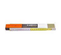 Mètre pliant 2 m NEO TOOLS 74-020 blanc et jaune