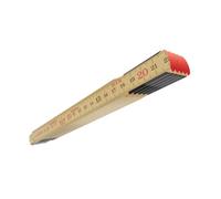 Mètre pliant 2m suédois fabriqué avec du bois de bouleau pubescent I Fabriqué en Suède I Mètre de poche à joints en acier suédois I Solide de classe UE III I Hultafors I 100004