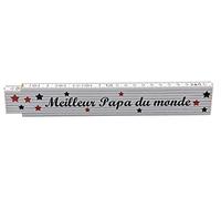 Mètre pliant "Meilleur Papa du monde" - Cadeau
