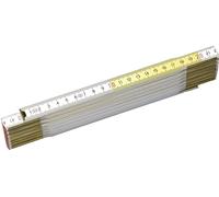 Stanley Mesure pliante 0-35-458 – 2 m x 17 mm – en bois Blanc/Jaune