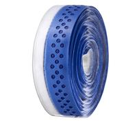 Mètre pour Guidon de Route VELO Cuir Synthétique (PU) Perforé Bleu/Blanc