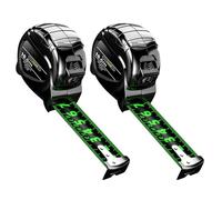 Mètre Ruban,2 Pièces 10 M Double Échelle Règle de Mesure - Double Échelle Portable Fluorescent pour Menuiserie Construction Agricole Quotidien