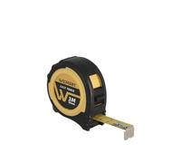 Mètre ruban 3m x 16mm - WILMART - EASY.TOUCH - boitier bi-matièrenoir/jaune -double stop-clip