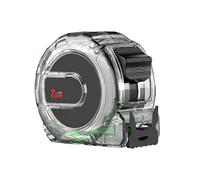 Mètre ruban - 5 m - Enclenchement automatique - Outil de mesure de haute précision pour la construction - Boîtier ergonomique avec clip de ceinture - Mètre ruban de poche pour architecture intérieure