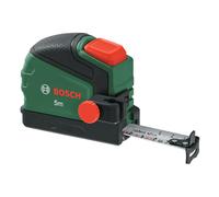 Bosch Mètre ruban 5 m 22 mm Auto Lock revêtu nylon Softgrip clip pour crayon 1600A03318