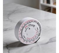 Mètre ruban à mesurer IMC - 150 cm - Rétraction automatique - Pour la taille, les hanches, la poitrine, les cuisses, les mollets, le fitness, le régime, les progrès - Blanc