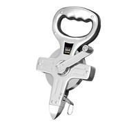 Mètre ruban à mesurer robuste avec cadre en acier avec marquage transparent pour projets d'ingénierie 50 m 100 m Règle de génie civil