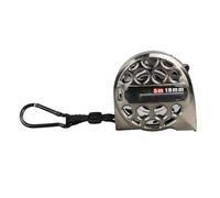 Mètre ruban - acier robuste plaqué nickel, ruban rétractable précis | Mètre industriel de haute résistance, design imperméable anti-rusti, ruban en acier résistant à la corrosion durable