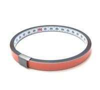 Mètre Ruban Adhésif Autocollant 1 m En Acier Laqué Blanc - Numérotation Gauche-Droite - Largeur 10 mm - Graduation Duplex - Idéal Pour Scies À Panneaux, Établis Et Machines - Facile À Appliquer