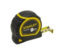 Stanley Mètre ruban Tylon 1-30-657 8 m x 25 mm Boîtier bi-matière Ruban anti-corrosion