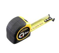 STANLEY FMHT81555-0 mètre mesureur - Gamme FATMAX - Fabriqués en France - Revêtement Blade Armor - Ruban Résistant et Épais - Boitier Abs Bi matière - Amortisseur de Chocs